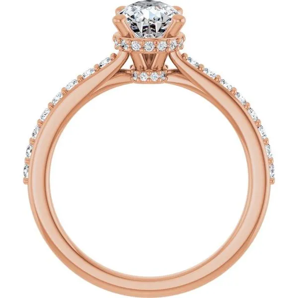 Hidden Halo-Style Engagement Ring Image 2 Michael Szwed Jewelers Longmeadow, MA