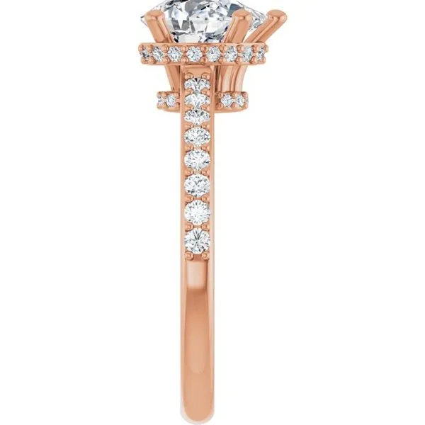 Hidden Halo-Style Engagement Ring Image 4 Austin's Fine Diamonds & Jewelry Lyndhurst, NJ
