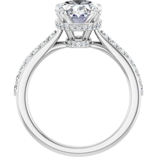 Hidden Halo-Style Engagement Ring Image 2 Natale Jewelers Sewell, NJ