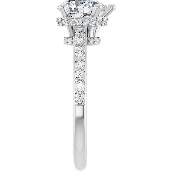 Hidden Halo-Style Engagement Ring Image 4 Virtus Collective Newport Beach , CA