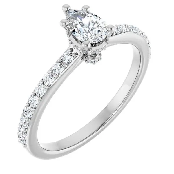 Hidden Halo-Style Engagement Ring Clater Jewelers Louisville, KY