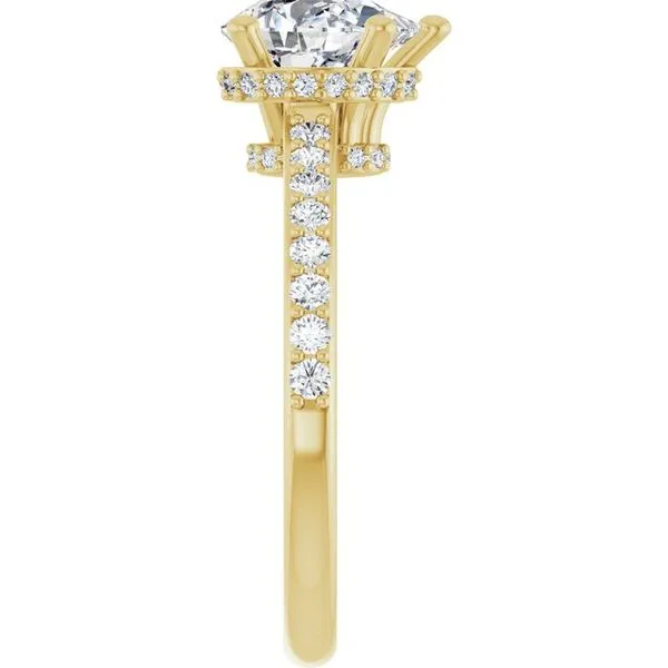 Hidden Halo-Style Engagement Ring Image 4 Shipley's Fine Jewelry Hampstead, MD