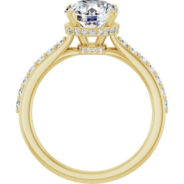 Hidden Halo-Style Engagement Ring Image 2 Austin's Fine Diamonds & Jewelry Lyndhurst, NJ