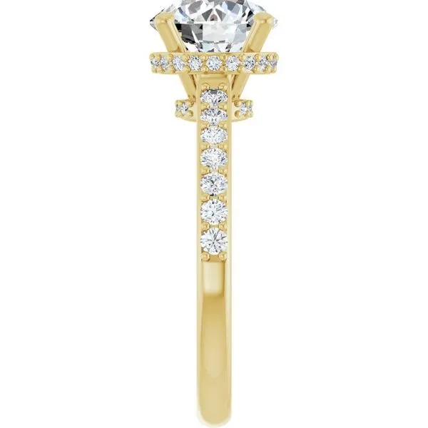 Hidden Halo-Style Engagement Ring Image 4 Arezzo Jewelers Elmwood Park, IL