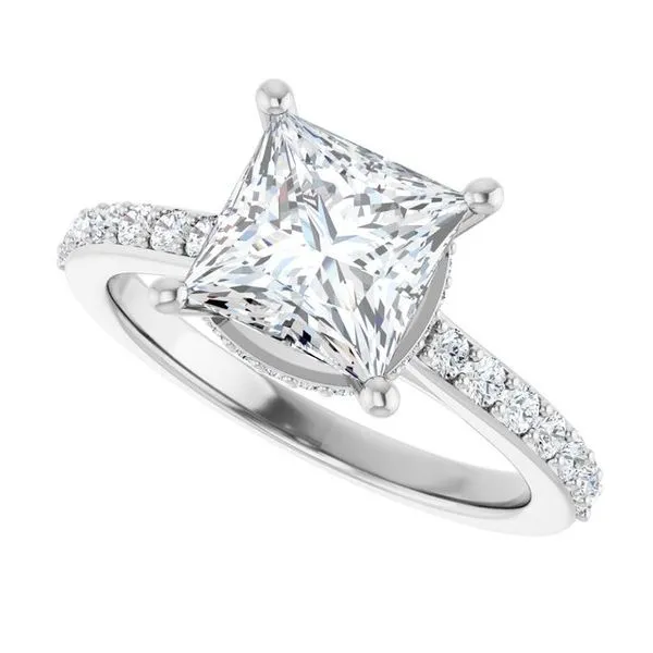 Hidden Halo-Style Engagement Ring Image 5 J. Thomas Jewelers Rochester Hills, MI