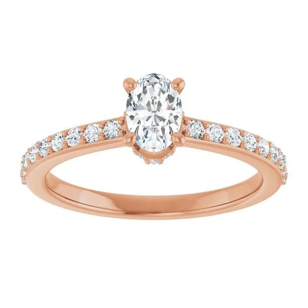 Hidden Halo-Style Engagement Ring Image 3 The Ring Austin Round Rock, TX