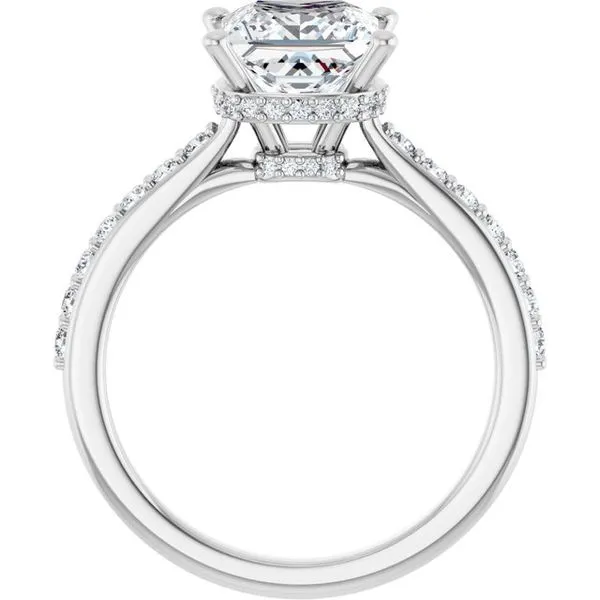 Hidden Halo-Style Engagement Ring Image 2 Jimmy Smith Jewelers Decatur, AL