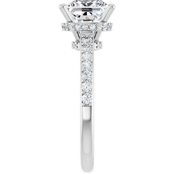 Hidden Halo-Style Engagement Ring Image 4 JF Jones Jewelers Rochester, NY