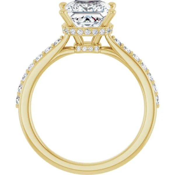 Hidden Halo-Style Engagement Ring Image 2 Shipley's Fine Jewelry Hampstead, MD
