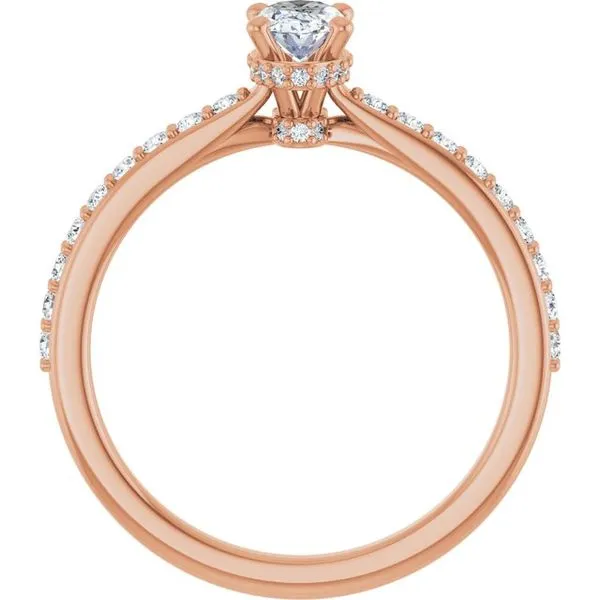 Hidden Halo-Style Engagement Ring Image 2 Northwood Jewelers Northwood, OH