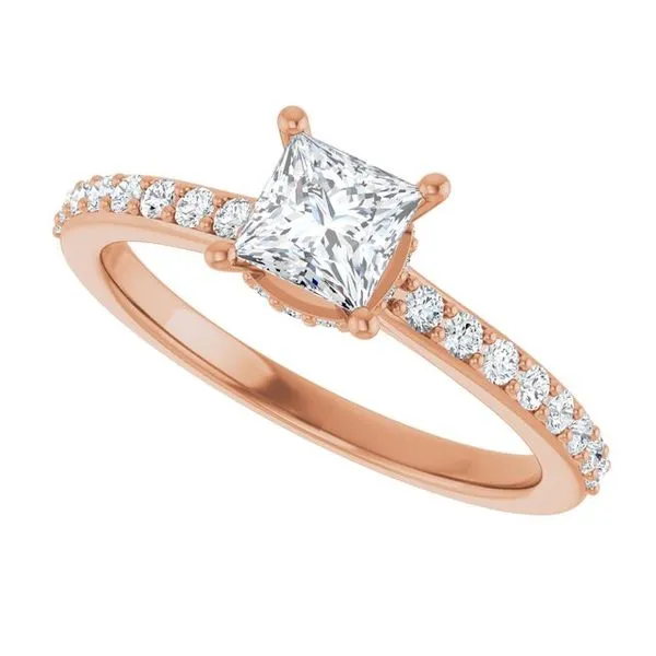 Hidden Halo-Style Engagement Ring Image 5 Jimmy Smith Jewelers Decatur, AL