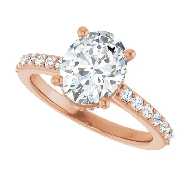 Hidden Halo-Style Engagement Ring Image 5 J. Thomas Jewelers Rochester Hills, MI