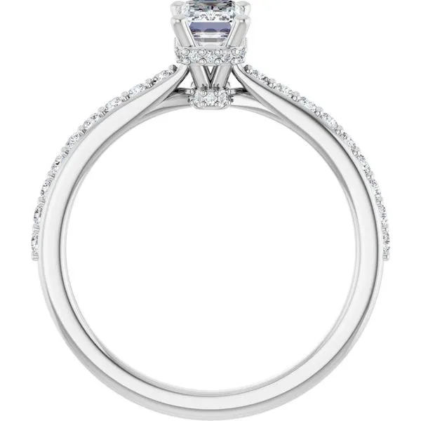 Hidden Halo-Style Engagement Ring Image 2 The Ring Austin Round Rock, TX