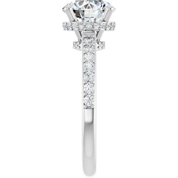 Hidden Halo-Style Engagement Ring Image 4 Mark Jewellers La Crosse, WI