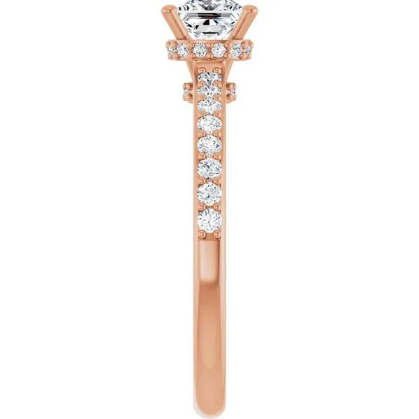 Hidden Halo-Style Engagement Ring Image 4 Clater Jewelers Louisville, KY