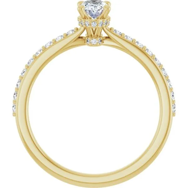 Hidden Halo-Style Engagement Ring Image 2 J. Thomas Jewelers Rochester Hills, MI