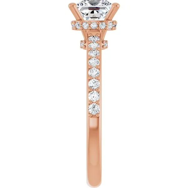 Hidden Halo-Style Engagement Ring Image 4 Austin's Fine Diamonds & Jewelry Lyndhurst, NJ