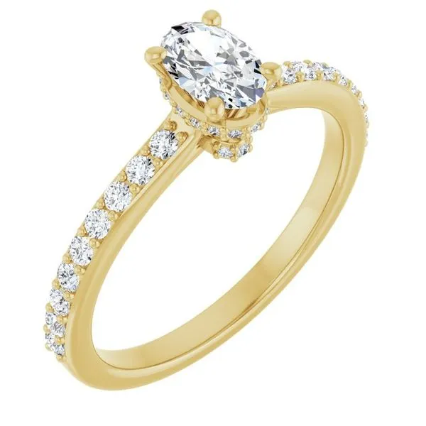 Hidden Halo-Style Engagement Ring Raleigh Diamond Fine Jewelry Raleigh, NC