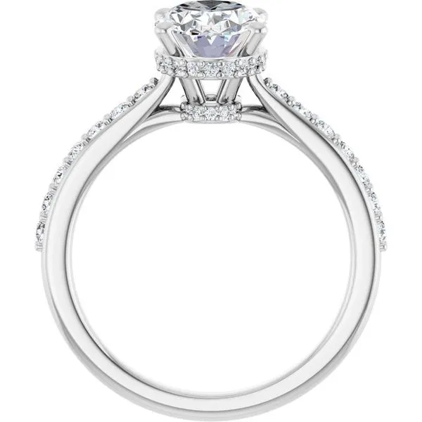 Hidden Halo-Style Engagement Ring Image 2 J. Thomas Jewelers Rochester Hills, MI