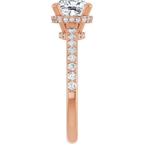 Hidden Halo-Style Engagement Ring Image 4 Don's Jewelry & Design Washington, IA