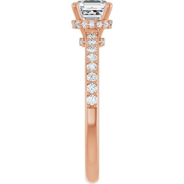 Hidden Halo-Style Engagement Ring Image 4 Austin's Fine Diamonds & Jewelry Lyndhurst, NJ