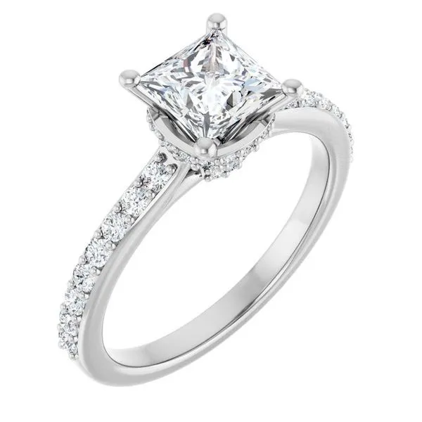 Hidden Halo-Style Engagement Ring J. Thomas Jewelers Rochester Hills, MI