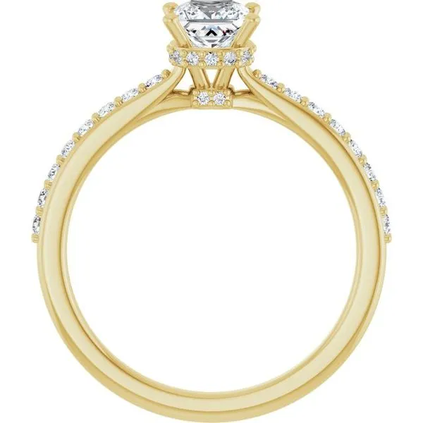 Hidden Halo-Style Engagement Ring Image 2 Shipley's Fine Jewelry Hampstead, MD