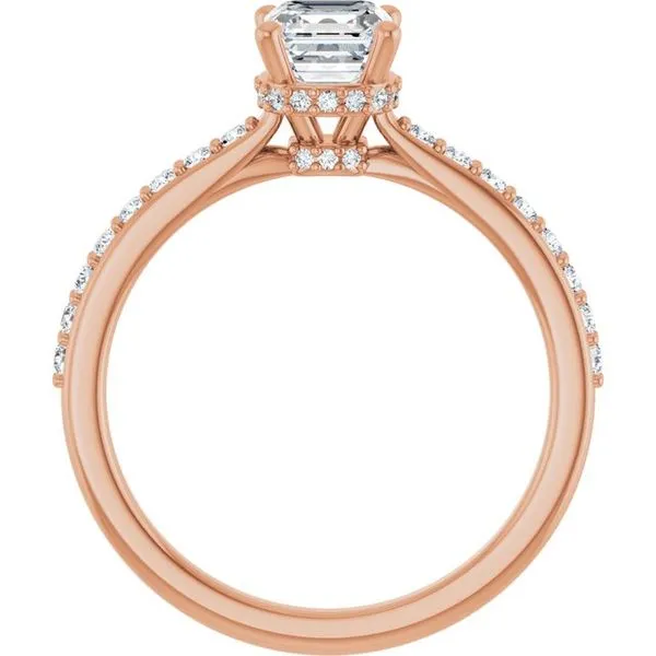 Hidden Halo-Style Engagement Ring Image 2 Clater Jewelers Louisville, KY