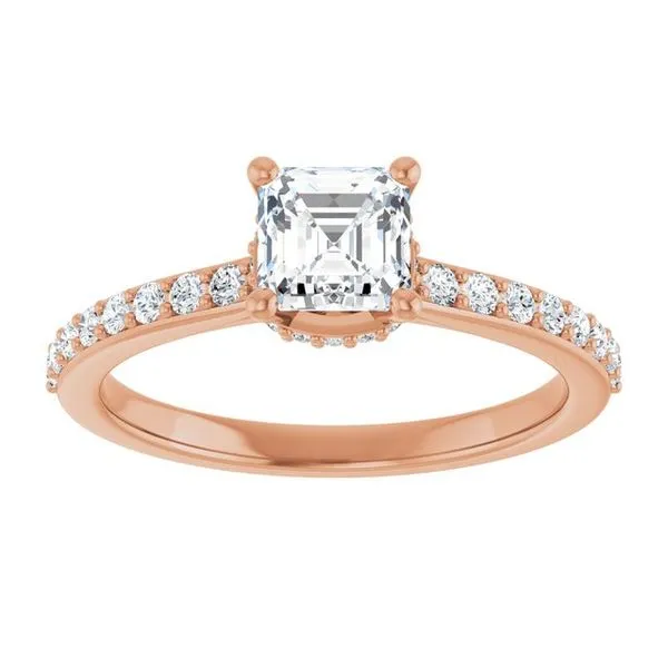 Hidden Halo-Style Engagement Ring Image 3 Shipley's Fine Jewelry Hampstead, MD