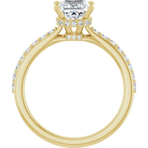Hidden Halo-Style Engagement Ring Image 2 The Jewelry Source El Segundo, CA