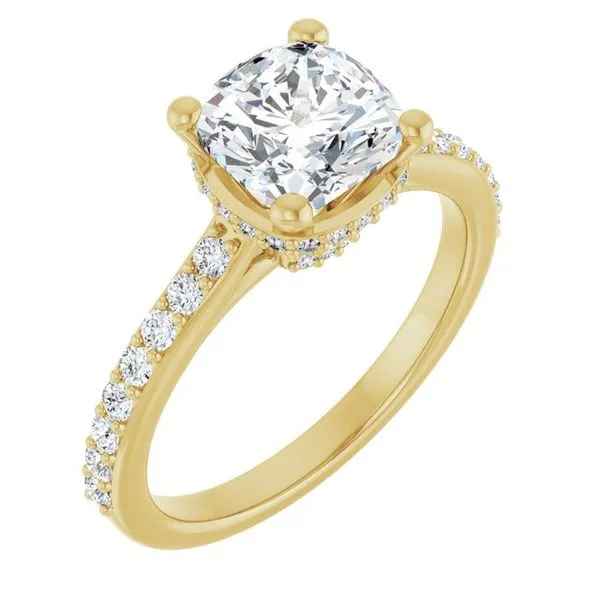 Hidden Halo-Style Engagement Ring Mark Jewellers La Crosse, WI