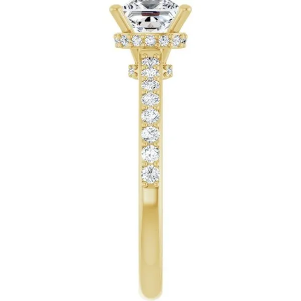 Hidden Halo-Style Engagement Ring Image 4 Jimmy Smith Jewelers Decatur, AL