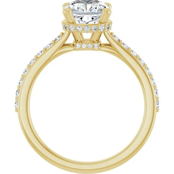 Hidden Halo-Style Engagement Ring Image 2 J. Thomas Jewelers Rochester Hills, MI