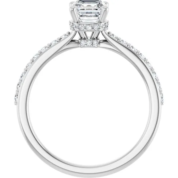 Hidden Halo-Style Engagement Ring Image 2 J. Thomas Jewelers Rochester Hills, MI