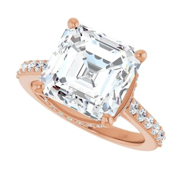 Hidden Halo-Style Engagement Ring Image 5 The Ring Austin Round Rock, TX