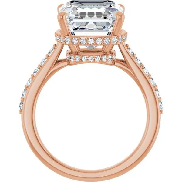 Hidden Halo-Style Engagement Ring Image 2 Shipley's Fine Jewelry Hampstead, MD