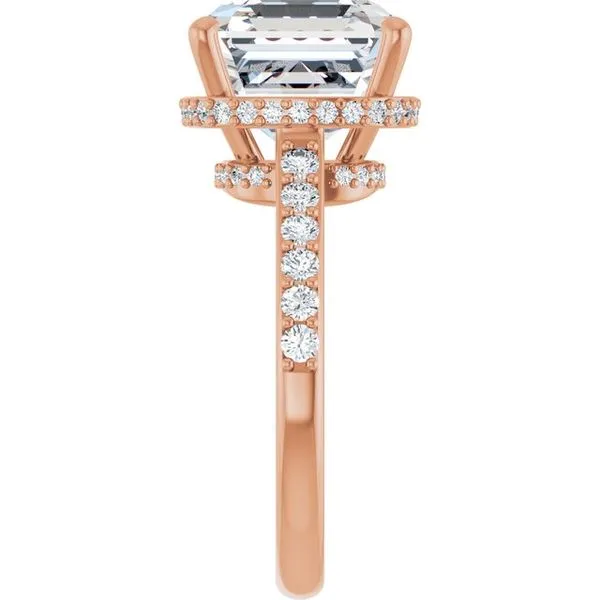 Hidden Halo-Style Engagement Ring Image 4 Jimmy Smith Jewelers Decatur, AL