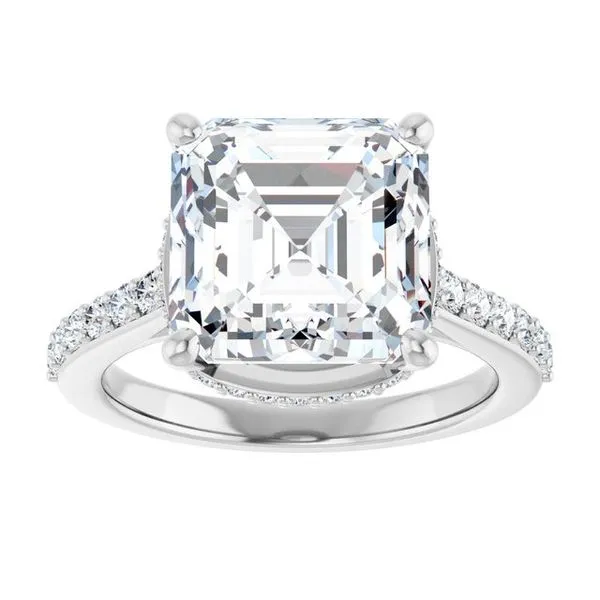 Hidden Halo-Style Engagement Ring Image 3 Jimmy Smith Jewelers Decatur, AL