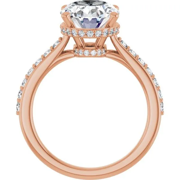 Hidden Halo-Style Engagement Ring Image 2 The Ring Austin Round Rock, TX