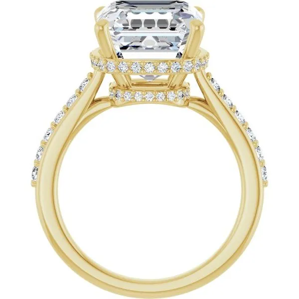 Hidden Halo-Style Engagement Ring Image 2 Arezzo Jewelers Elmwood Park, IL