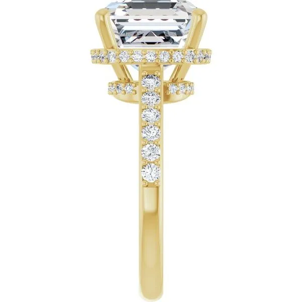 Hidden Halo-Style Engagement Ring Image 4 Clater Jewelers Louisville, KY