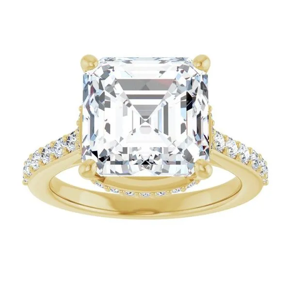 Hidden Halo-Style Engagement Ring Image 3 J. Thomas Jewelers Rochester Hills, MI