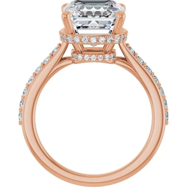 Hidden Halo-Style Engagement Ring Image 2 Ocean View Jewelers Millville, DE