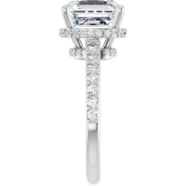 Hidden Halo-Style Engagement Ring Image 4 Natale Jewelers Sewell, NJ