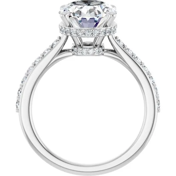 Hidden Halo-Style Engagement Ring Image 2 J. Thomas Jewelers Rochester Hills, MI