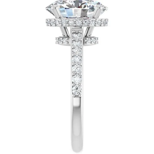 Hidden Halo-Style Engagement Ring Image 4 Mark Jewellers La Crosse, WI