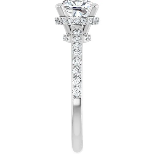 Hidden Halo-Style Engagement Ring Image 4 Austin's Fine Diamonds & Jewelry Lyndhurst, NJ