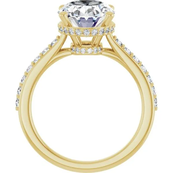 Hidden Halo-Style Engagement Ring Image 2 Jimmy Smith Jewelers Decatur, AL