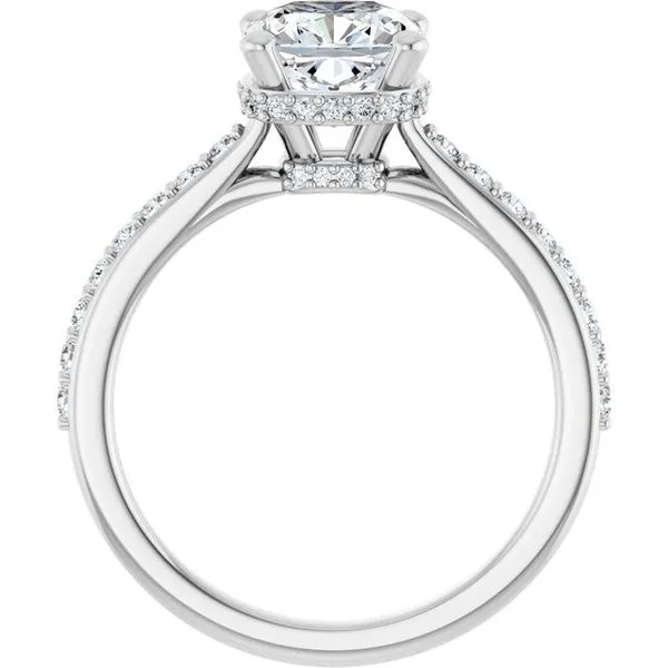 Hidden Halo-Style Engagement Ring Image 2 Jimmy Smith Jewelers Decatur, AL