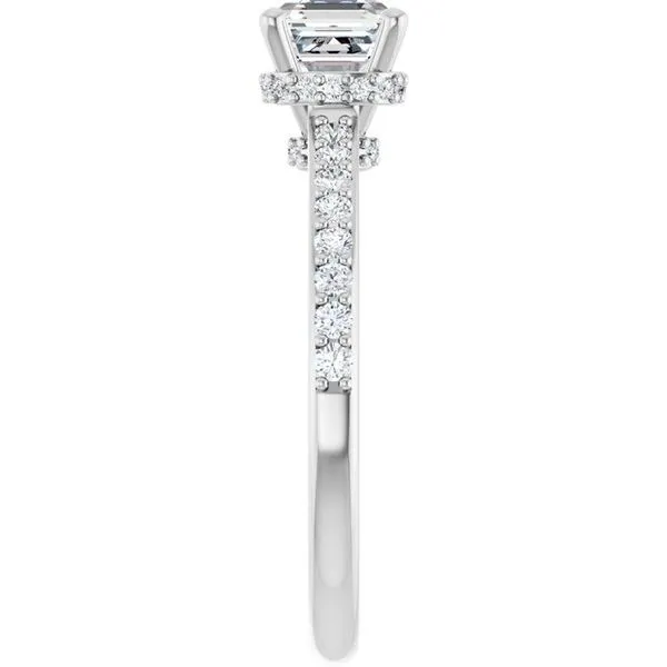Hidden Halo-Style Engagement Ring Image 4 Clater Jewelers Louisville, KY